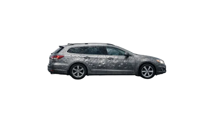 Vehicle — hail damage